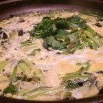 魚菜 由良 - 白魚と筍の玉子とじ