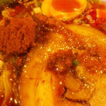 麺の極 はなみち - 特味噌ラーメン（ワルフザケ・アップ）