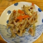 根室食堂 - レンコンきんぴら380円