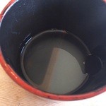 手打そば処北の玄庵 - 蕎麦湯..少し飲んじゃって～