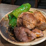 大阪 焼肉南大門 - しいたけ、ピーマン