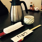 Tamagawa - お茶は、ポットで持って来てくれます。