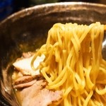 鶏 soba 座銀 - ②鶏と海老 時々 煮干しSoba（麺）