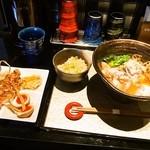 鶏 soba 座銀 - ②鶏と海老 時々 煮干しSoba  ＆ 贅沢