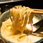 鶏 soba 座銀 - ③鶏つけSoba（麺）