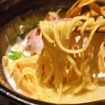 Tori Soba Zagin - ①鶏Soba（麺）