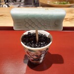 越彩 玄 - もづく　わらび　ムース　最中