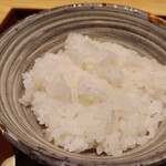 越彩 玄 - 炊き立てごはん　アサリ味噌汁