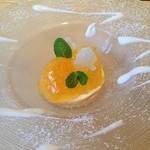 カーサ・デル・チーボ - 旬の柑橘ジュレ ヨーグルトソース