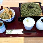 喜久水庵 - 料理写真:ミニ天丼茶そばセット