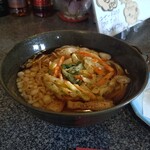 美来 - 料理写真:かき揚げうどん