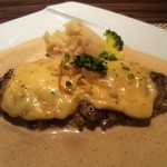 旬菜ステーキ処 らいむらいと - 【ランチ】らいむらいと風チーズハンバーグ250g