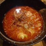 辛味みそつけ麺 中 ¥860 のつけ汁