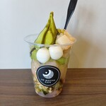 ISE MATCHA CAFE - 伊勢抹茶白桃パフェ