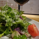 イルバンコ - すごい高さのサラダマウンテン