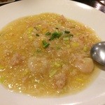 開化亭 - 芝海老の蟹入り塩味炒め