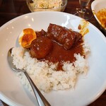カレー屋ばんび - ポークカレー（昼下がりセット）