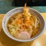 天霧　 - 天ぷらはえび2尾とレンコンです。茨城らしい♪