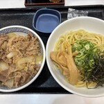 吉野家 - 牛丼（並）+油そば（並）