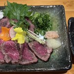 旬彩 ななつ星 - 松阪牛刺身〆たたき
