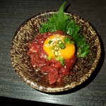 なならく焼肉店 - 馬肉ユッケ
