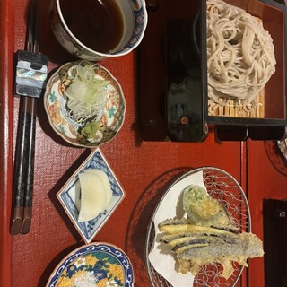 三立十割 蕎麦人 - 料理写真:野菜天せいろ
