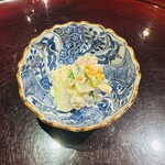 浪速割烹 㐂川 - うるい、わらび、車海老の白和え