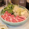 蕎麦前 一文字 - 豚しゃぶ