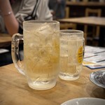 麺酒場ひかる - ●メガ角ハイボール ￥880 ●角ハイボール ￥480