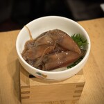 麺酒場ひかる - ■漁師が漬けたモノホン ホタルイカ沖漬け ￥580