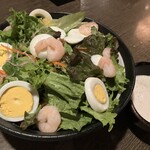 漁一 Suk海濱幕張店 - 海老と卵のシーザーサラダ　ドレッシング別