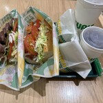 サブウェイ - 料理写真:【スパイシークラブハウス】【ローストビーフ】【ポテトセット】