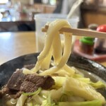 渡辺うどん - もちろん太め