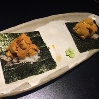 鉄板焼 天 六本木 - 焼き海胆