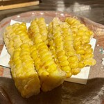 永遠の別宅~日隅庭~ 界 - とうもろこしの天ぷら？唐揚げ？アレどっちだ？