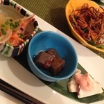 大人和食 TOKYO - 前菜三種盛りとサラダ