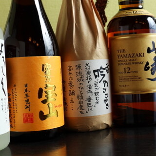 焼酎20種・日本酒10種以上◆安定した品揃えの大人空間