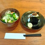 caféPei - 筍スープと松阪牛のしぐれ煮