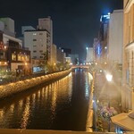 サイアムガーデン - 堀川の夜景　この時期がゆったりできる
