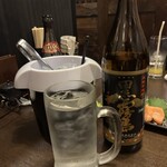 居酒屋 笑福味 - ボトル入れました♪