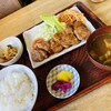 佳美 - ヒレ肉生姜焼き　　小鉢(切り干し大根) 豚汁　ご飯　お漬け物