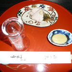 つる幸 - 鰤のルイベを酢味噌で