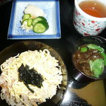 浅田屋 - 若竹御飯・赤出汁・お漬物