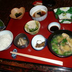 浅田屋 - 朝食のお盆