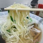 森下そば - 塩ラーメン＋白髪ネギ②