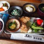 夢市茶屋 - 古代米御膳 * 1080円