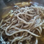 末広 - 細い蕎麦です！ツユと共に美味です。