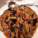 王家菜館 - なす挽き肉のピリ辛炒め