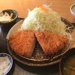 Katsubee - 黒部のお店で黒部名水ポークカツ定食をいただきましたよ(*^_^*)