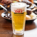 炭火ハンバーグ 肉焼き亭 - 2026.4 生ビール（460円）アサヒスーパードライ